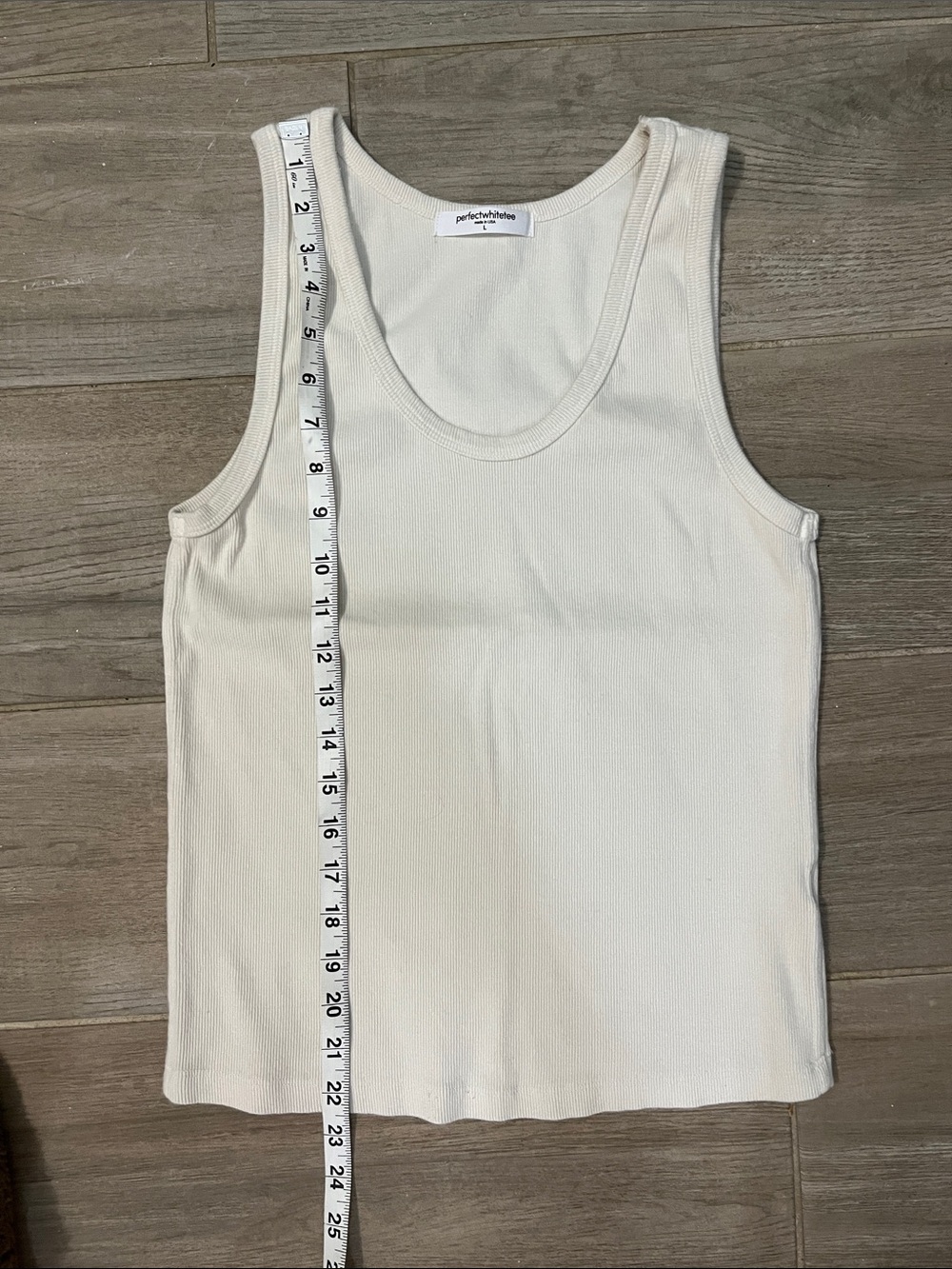 perfectwhitetee Ribbed Tank Top Debbie - Picture 7 of 8